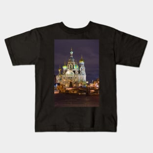 Church of the Savior on Spilled Blood, St. Petersburg, Russia Kids T-Shirt